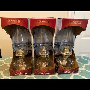 3 florasense oil lamps
